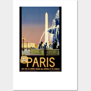 Vintage Travel Poster  Paris France Posters and Art